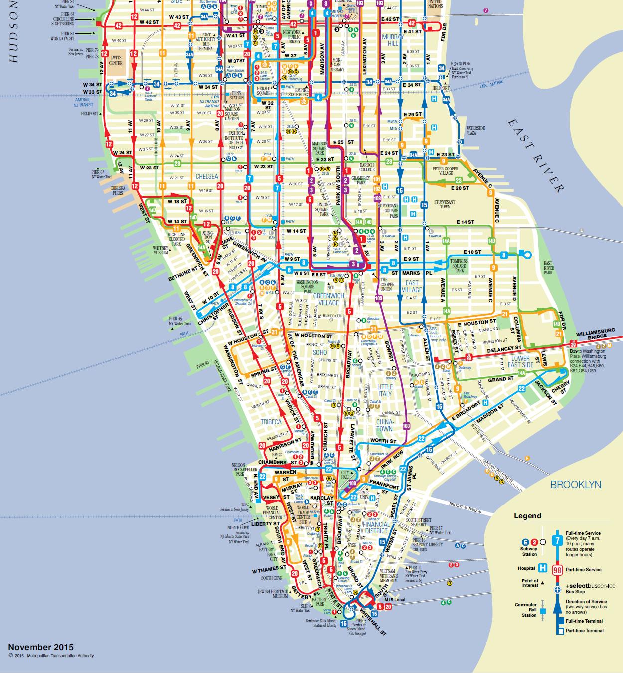 mta nyc bus map - mta bus schedule map (new york - usa)