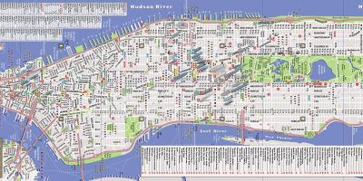 New York street map - Map of streets of New York City (New York - USA)