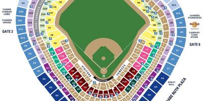 New York yankees stadium seating map