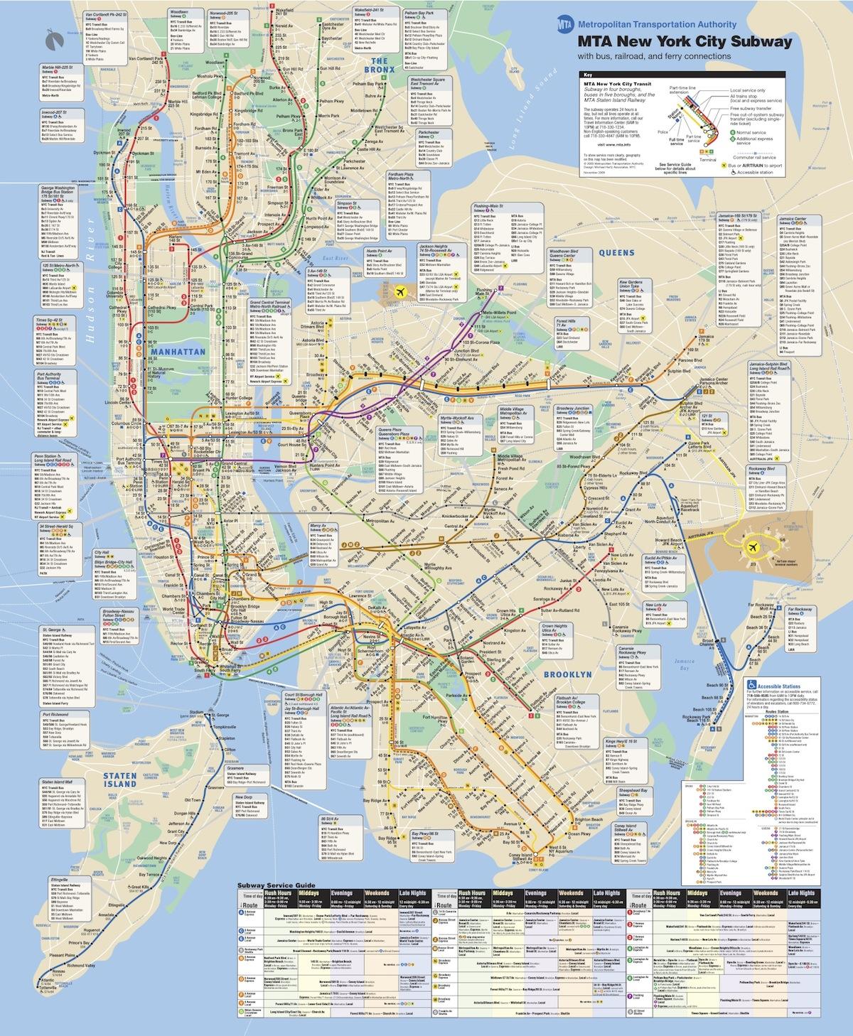 Nyc Commuter Train Map Mta Train Map - Nyc Mta Train Map (New York - Usa)