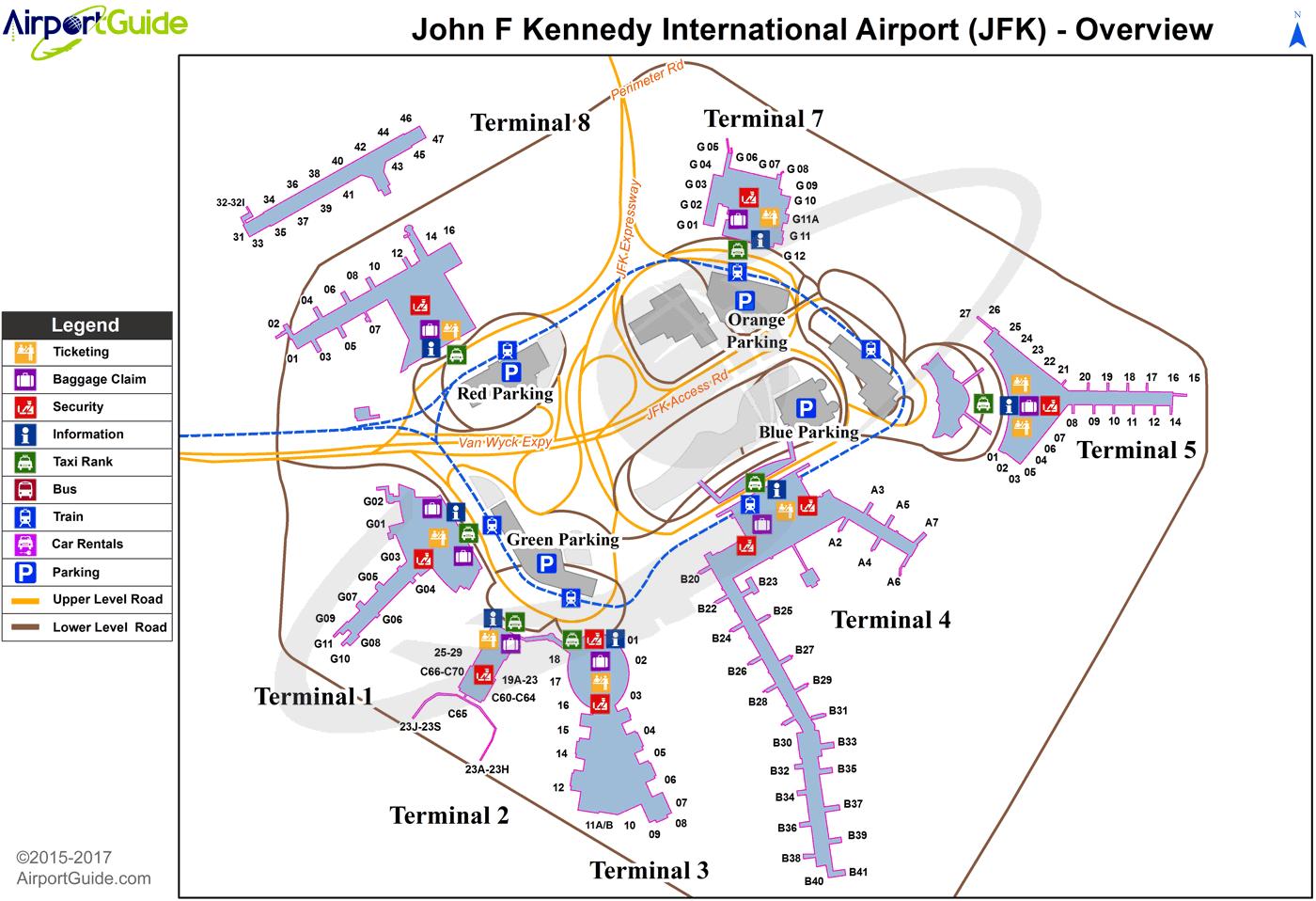 Airlines Terminal Building New York City At Donna Rink Blog   New York Jfk Airport Map 