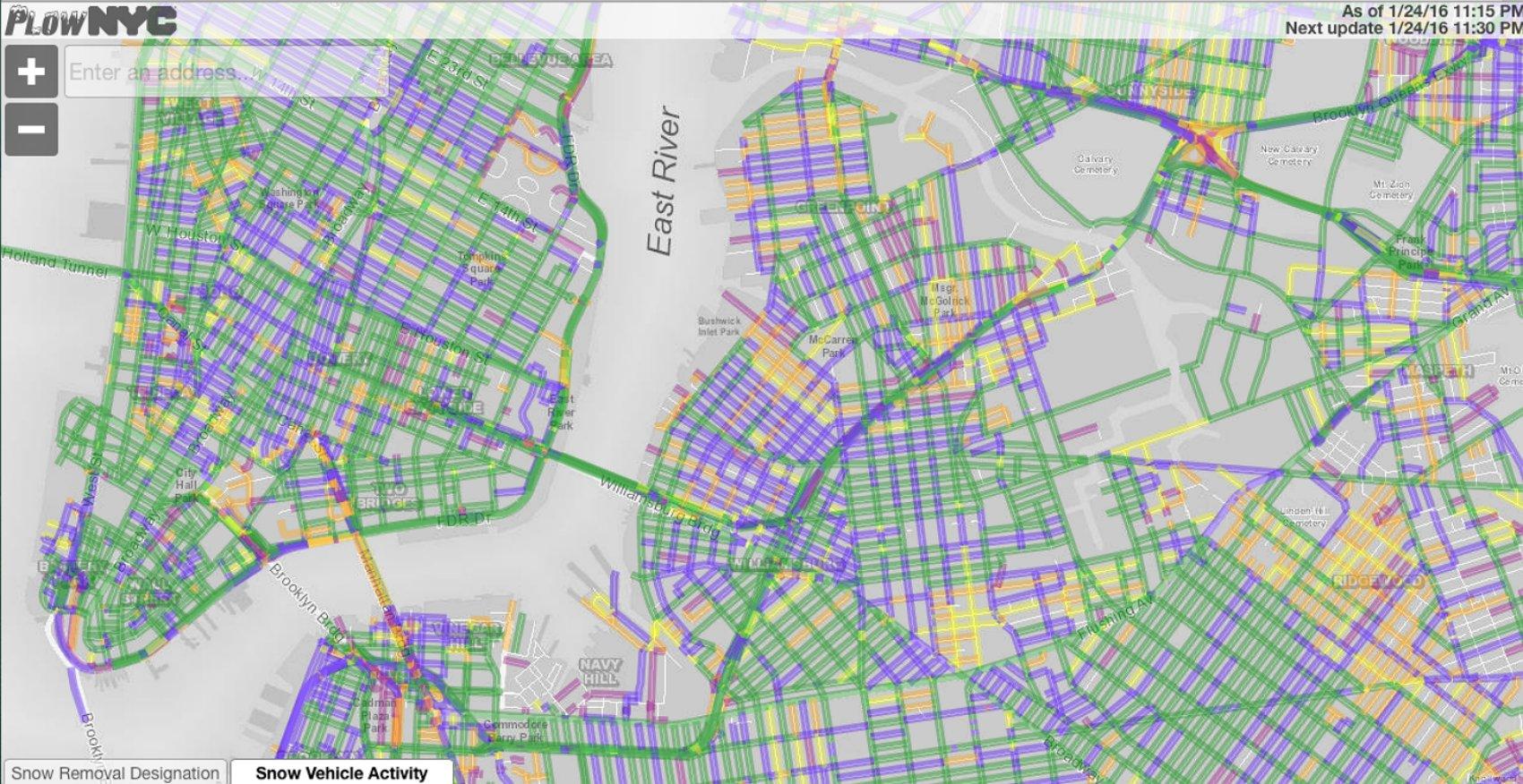 Nyc On Street Parking Map NYC street parking map   New York parking map (New York   USA)