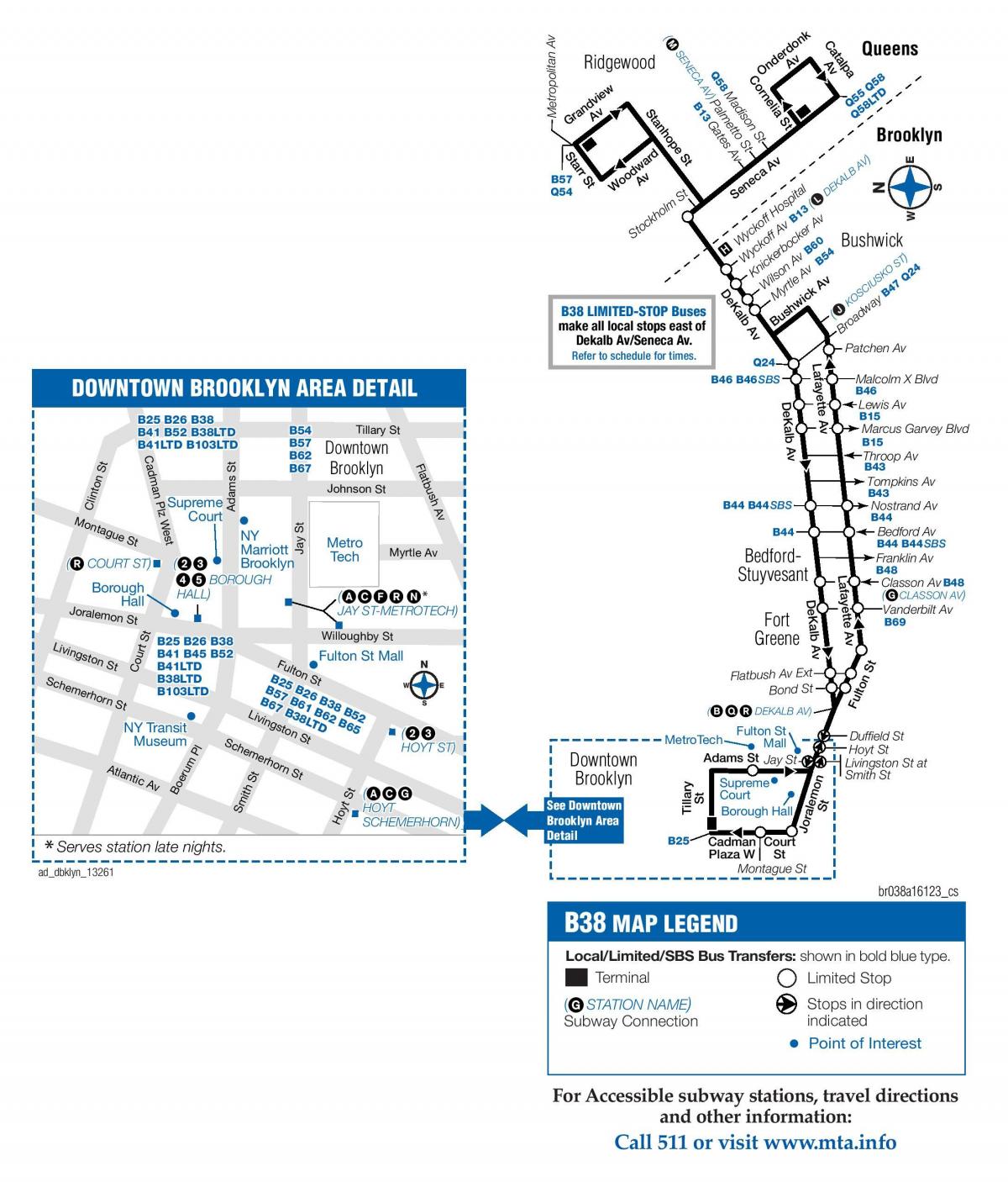 map of b38 bus