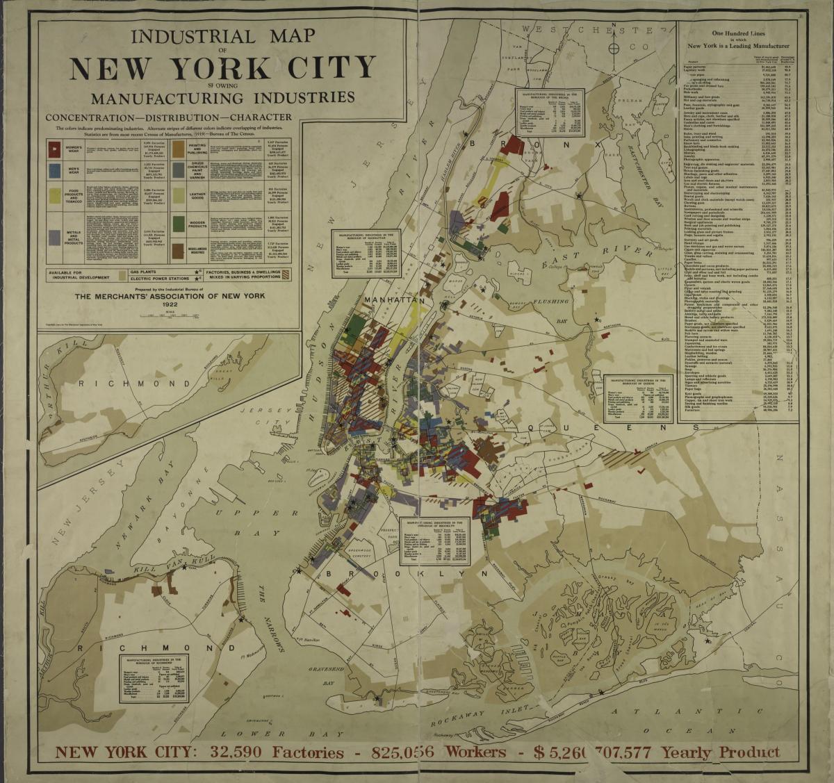map of New York City 1900