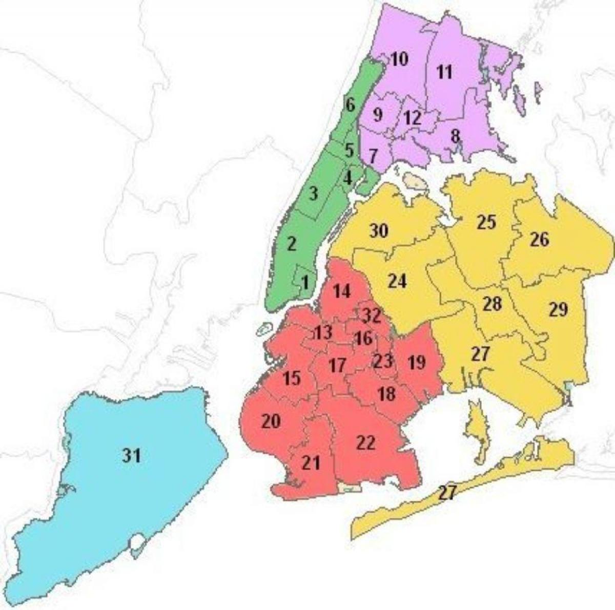 map of school districts NYC