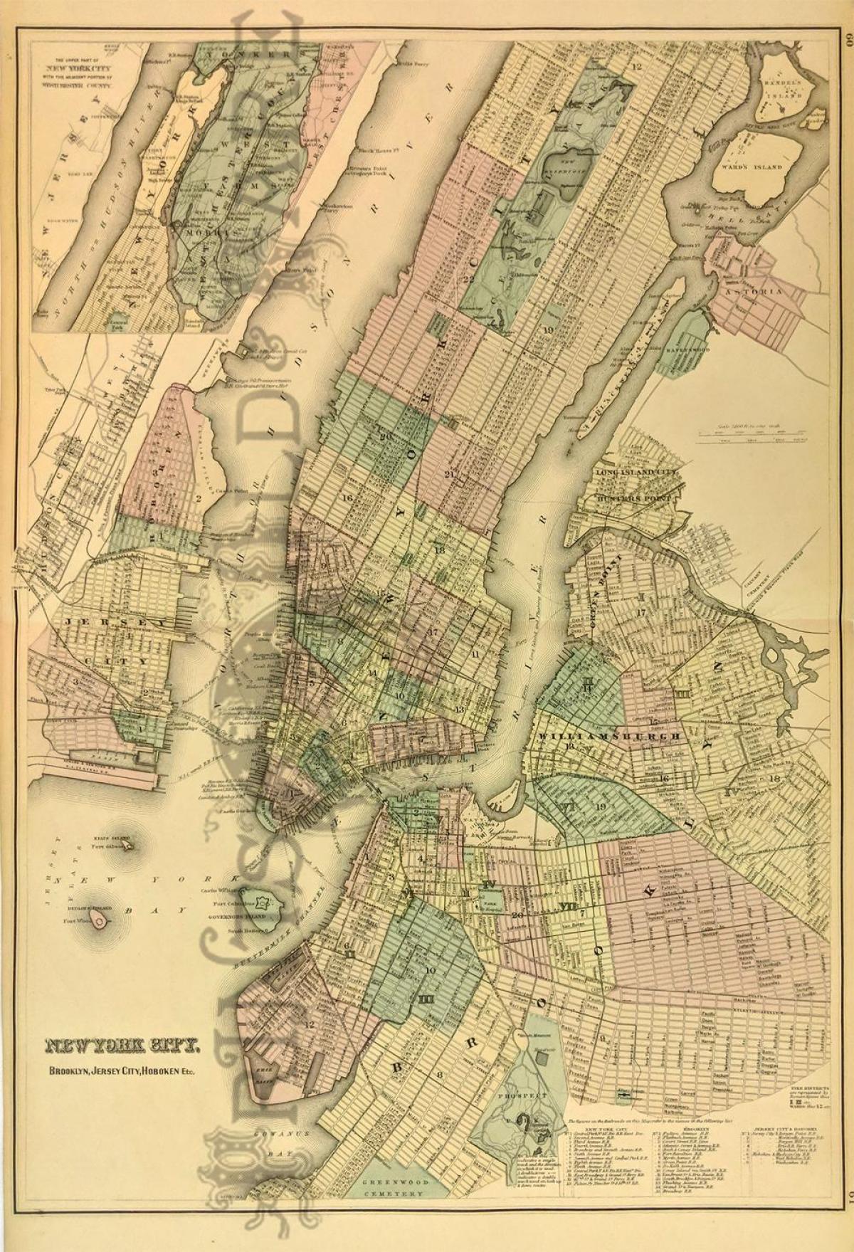 old New York map