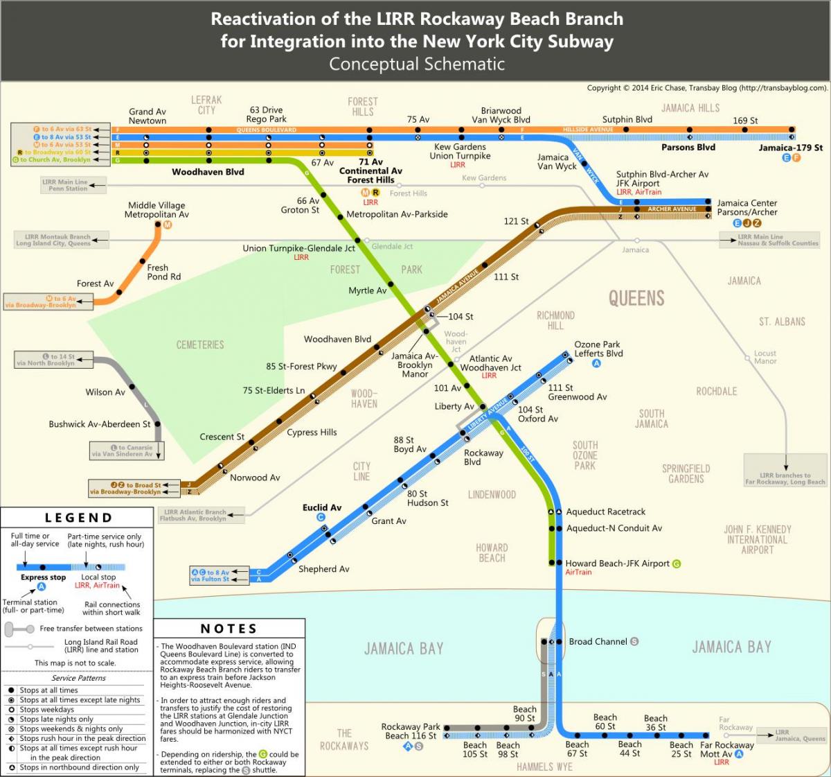 Rockaway beach map NYC Map of rockaway beach New York (New York USA)