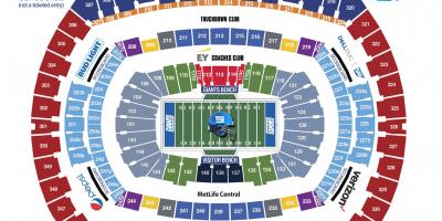 New York Giants stadium map