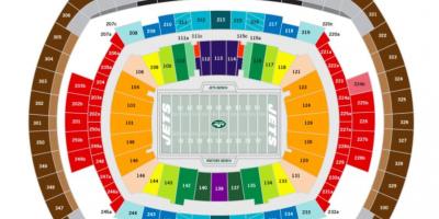 Jets seating map
