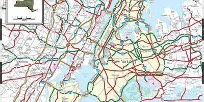 NYC highway map