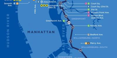 New York marathon map