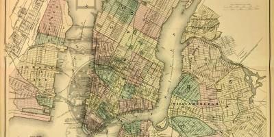 Old New York map