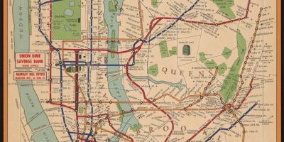 Old New York subway map